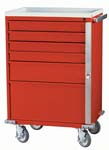 E-Series Cart 30" Cabinet w/ 6 Drawers w/breakaway lock